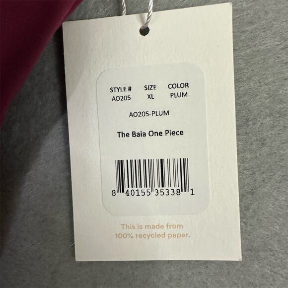 NWT!!!  Andie Women's Baia Bathing Suit - Plum - Picture 14 of 14